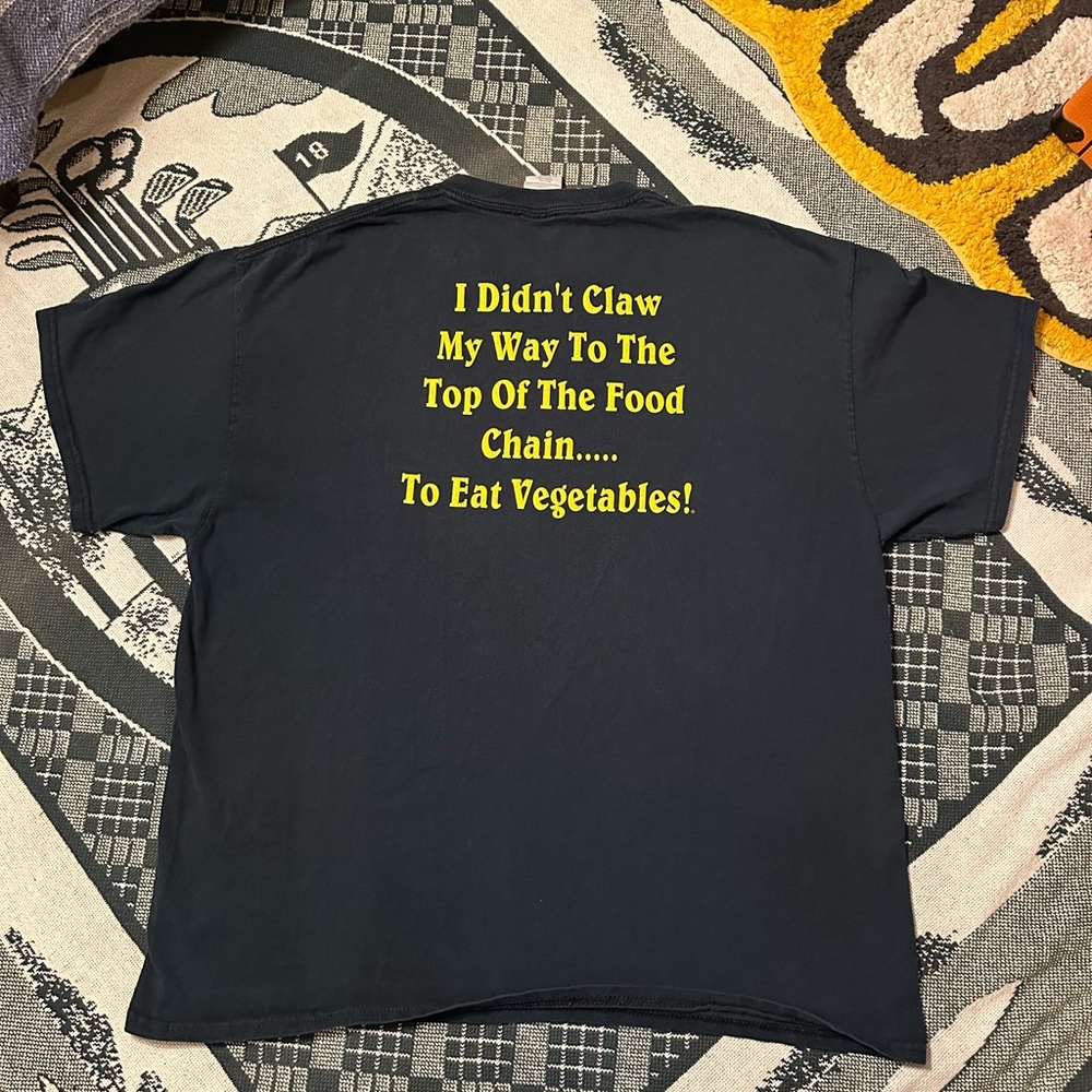Gildan Black and Yellow Short Sleeve Tee
